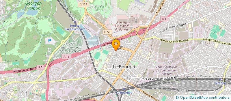 localisation de l'entreprise KAMS à LE BOURGET