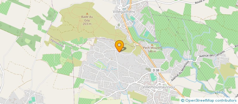 localisation de l'entreprise KAMS  VILLEMOUSTAUSSOU