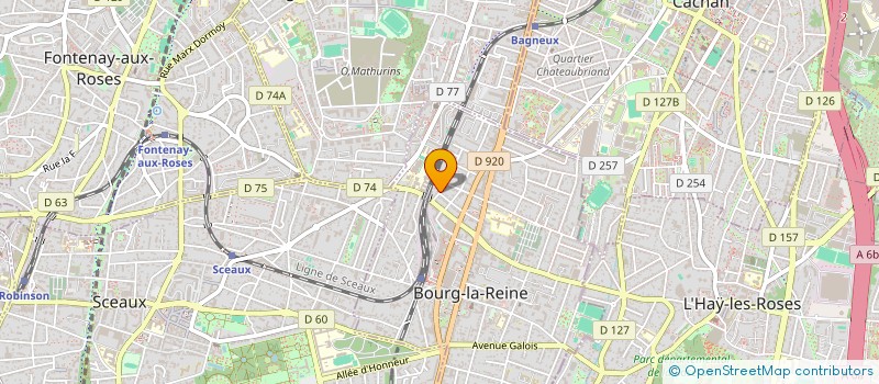 localisation de l'entreprise KAMU à BOURG-LA-REINE