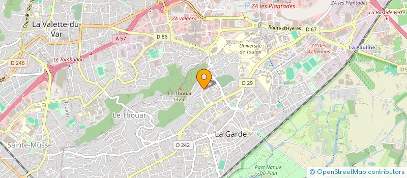 localisation de l'entreprise KAMU2983 à LA GARDE