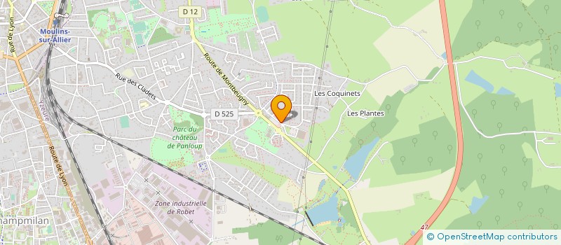 localisation de l'entreprise KAMUT à YZEURE