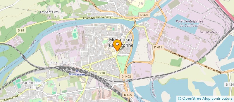 localisation de l'entreprise KAMY BEAUTY SPA  MONTEREAU-FAULT-YONNE