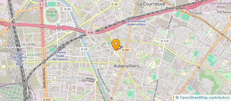 localisation de l'entreprise KAN  AUBERVILLIERS