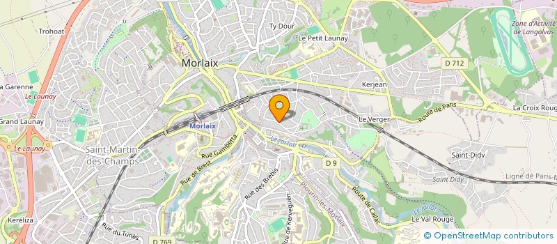 localisation de l'entreprise KAN AN DERW à MORLAIX
