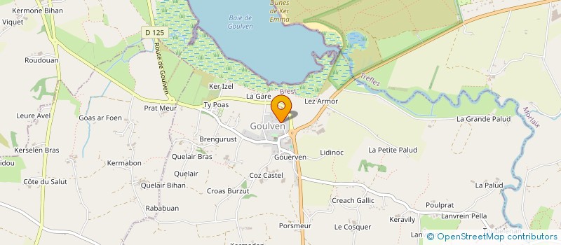 localisation de l'entreprise KAN AVEL  GOULVEN