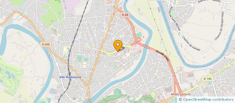 localisation de l'entreprise KAN D'OR à ALBI