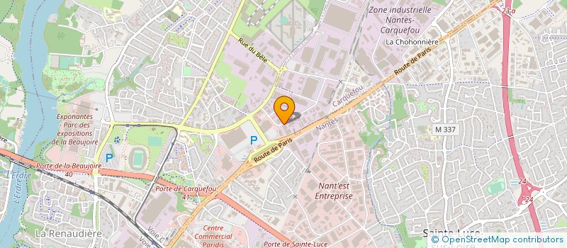 localisation de l'entreprise KAN' L à NANTES