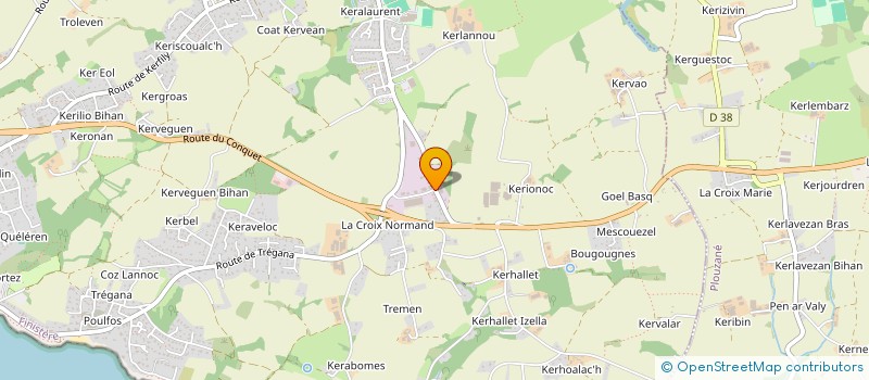 localisation de l'entreprise KANA BEACH à LOCMARIA-PLOUZANE