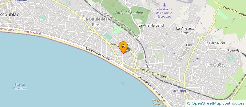 localisation de l'entreprise KANA DESIGN à LA BAULE-ESCOUBLAC
