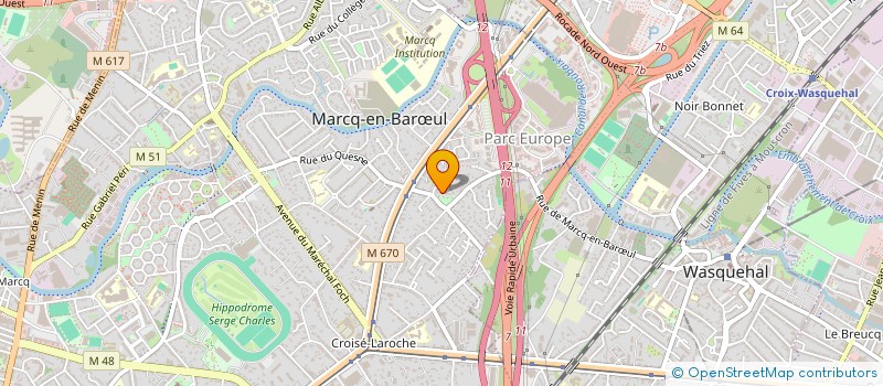 localisation de l'entreprise KANA INGENIERIE  MARCQ-EN-BARUL
