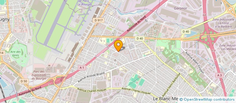 localisation de l'entreprise KANADJI TRANSPORT  LE BLANC-MESNIL