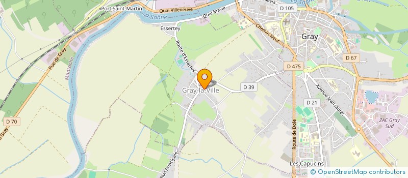 localisation de l'entreprise KANAE BY KHRIS FRANCE  GRAY-LA-VILLE