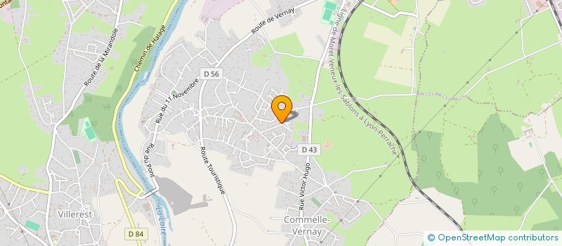 localisation de l'entreprise KANAJU  COMMELLE-VERNAY