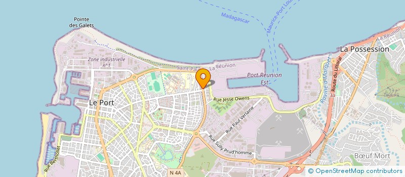 localisation de l'entreprise KANAL OCEAN INDIEN à LE PORT