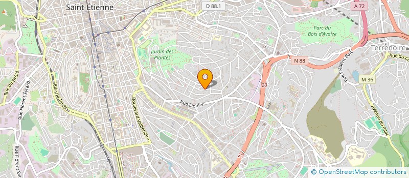 localisation de l'entreprise KANALA SERVICES  SAINT-ETIENNE