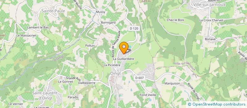 localisation de l'entreprise KANALL INTERNATIONAL CONSULTING  VAL D'OINGT