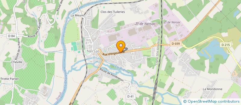 localisation de l'entreprise KANAT  NERSAC