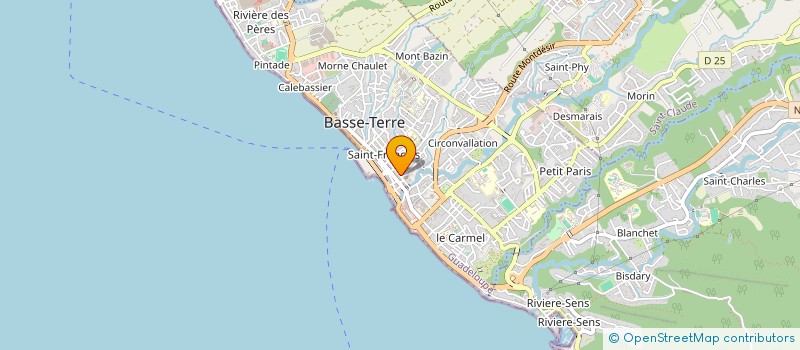 localisation de l'entreprise KANAYE à BASSE-TERRE