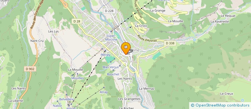 localisation de l'entreprise KANAYOU à MORZINE