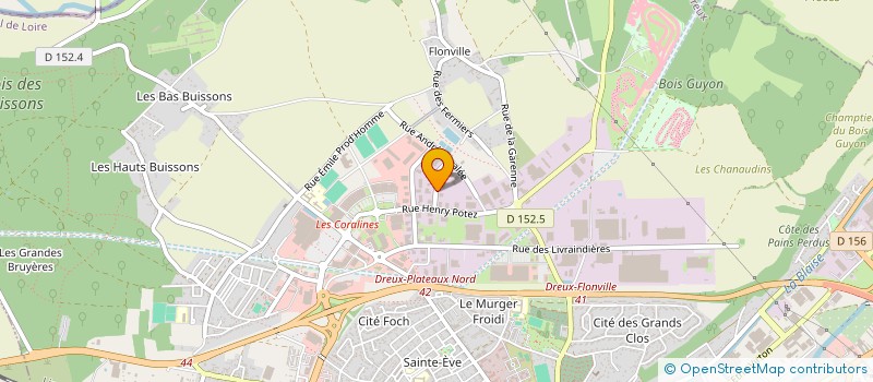 localisation de l'entreprise KANBAN MEDIAS à DREUX