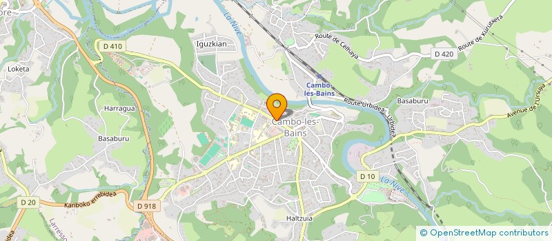 localisation de l'entreprise KANBO ELKARTU  CAMBO-LES-BAINS