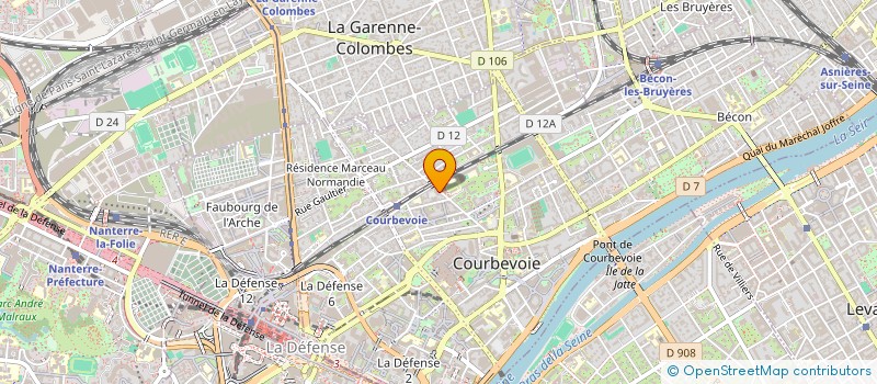 localisation de l'entreprise KANCIEL à COURBEVOIE