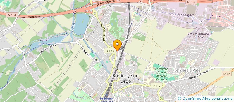 localisation de l'entreprise KANDA EXOTIQUES à BRETIGNY-SUR-ORGE