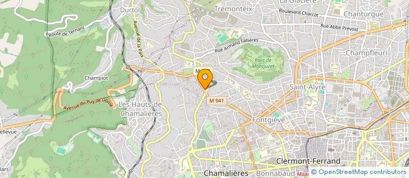 localisation de l'entreprise KANDA SHOWDOWN  CLERMONT-FERRAND