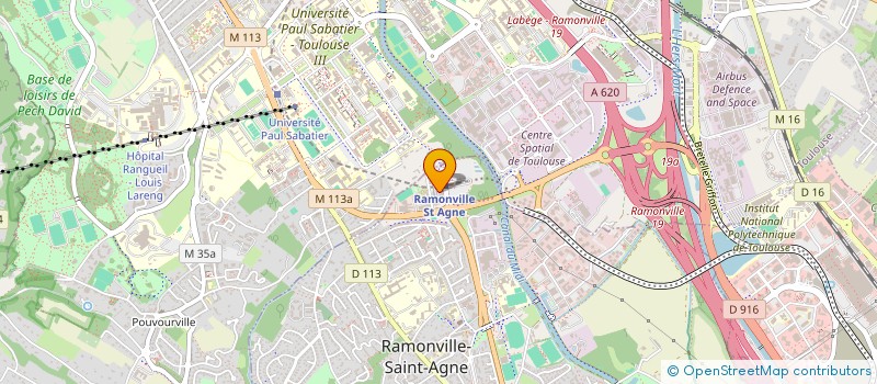 localisation de l'entreprise KANDAL  RAMONVILLE-SAINT-AGNE