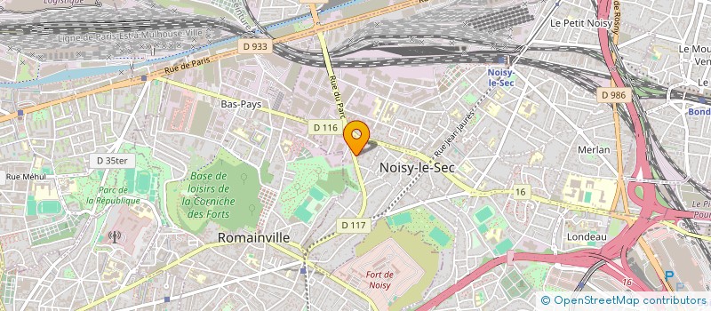 localisation de l'entreprise KANDAM à NOISY-LE-SEC