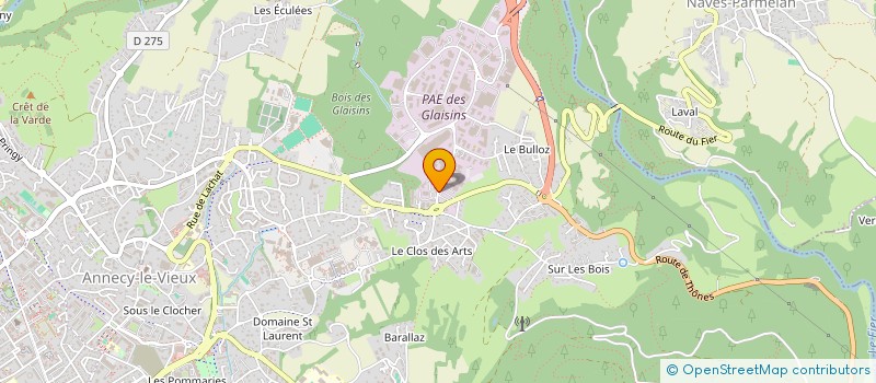 localisation de l'entreprise KANDAS à ANNECY