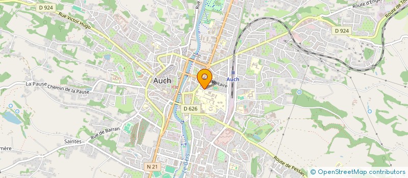 localisation de l'entreprise KANDEBAZ à AUCH