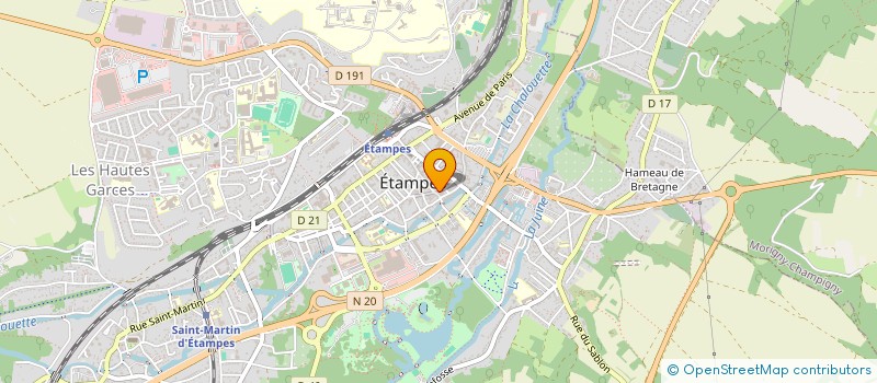 localisation de l'entreprise KANDIL à ETAMPES