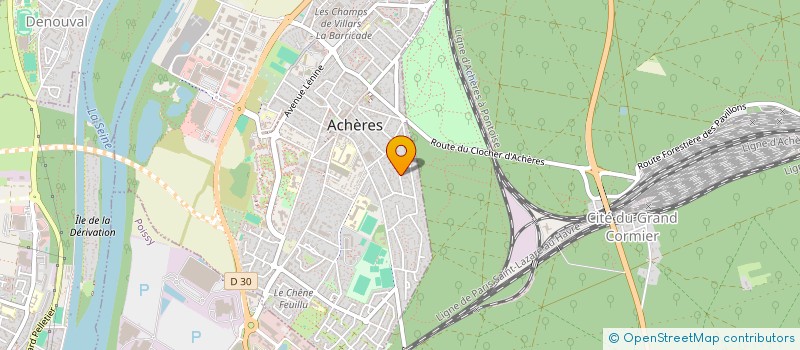 localisation de l'entreprise KANDJI-AUBAULT à MAREIL-MARLY