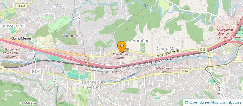 localisation de l'entreprise KANDK  AUBAGNE