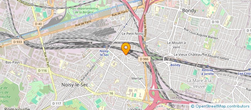 localisation de l'entreprise KANDOS à NOISY-LE-SEC