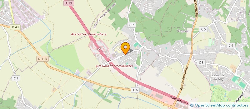 localisation de l'entreprise KANE  MORAINVILLIERS