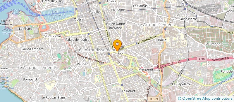 localisation de l'entreprise KANE INVEST à MARSEILLE