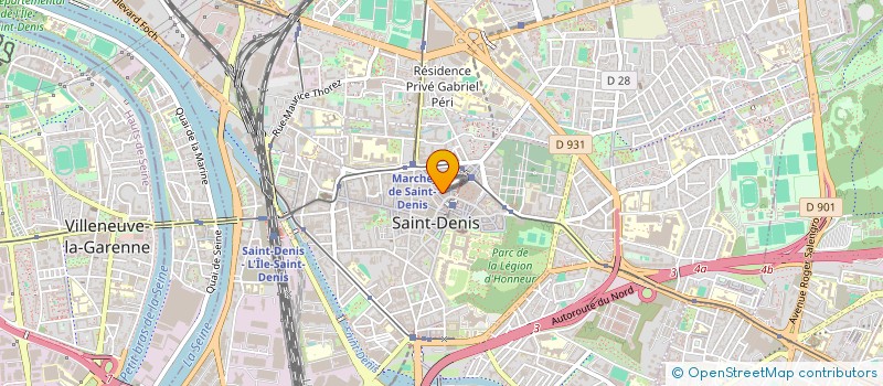 localisation de l'entreprise KANELLIA 93 à SAINT-DENIS