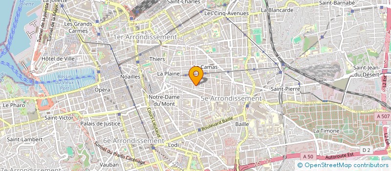 localisation de l'entreprise KANENGUE SARL à MARSEILLE