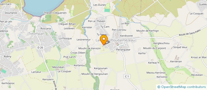 localisation de l'entreprise KANEVEDENN  LAMPAUL-PLOUDALMEZEAU