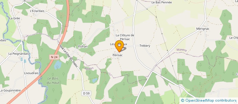 localisation de l'entreprise KANEVEDENN  MAXENT