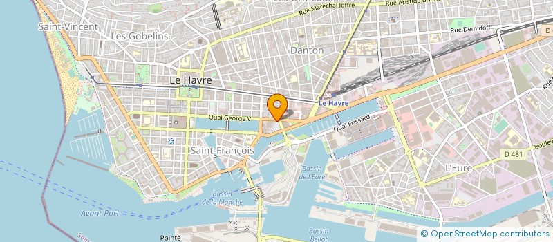 localisation de l'entreprise KANGNING LOGISTIC AND TRADE à LE HAVRE