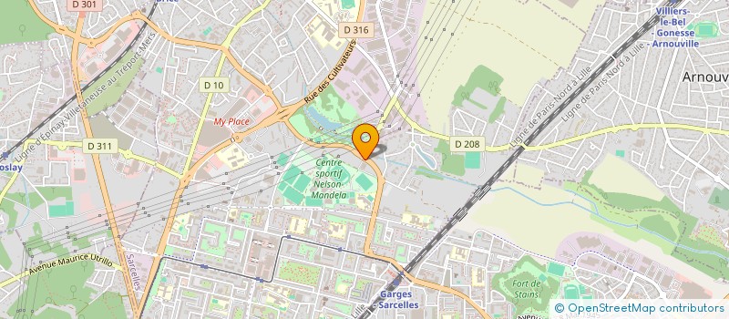 localisation de l'entreprise KANGOO JUMPS  SARCELLES