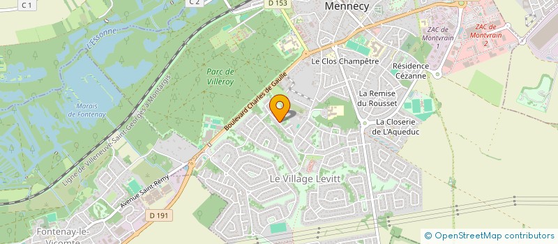 localisation de l'entreprise KANGOOME à MENNECY