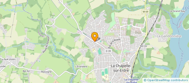 localisation de l'entreprise KANGOOROOTS à LA CHAPELLE-SUR-ERDRE