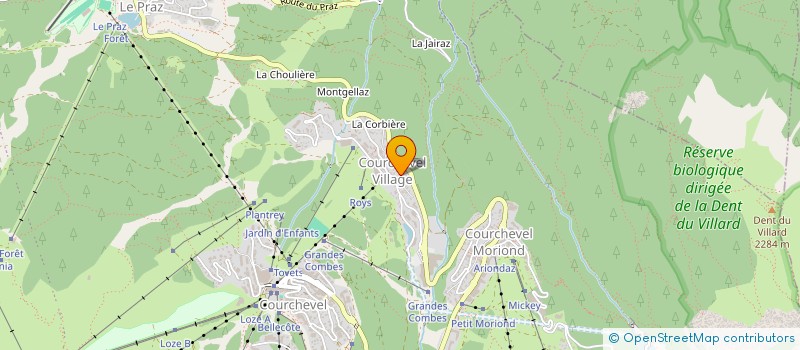 localisation de l'entreprise KANGOUROU ET KOALA à COURCHEVEL