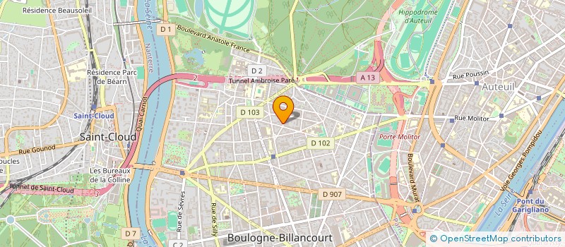 localisation de l'entreprise KANGOUROUS BOULOGNE BILLANCOURT à BOULOGNE-BILLANCOURT