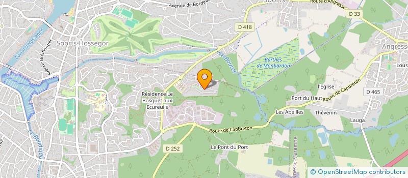 localisation de l'entreprise KANI à CAPBRETON