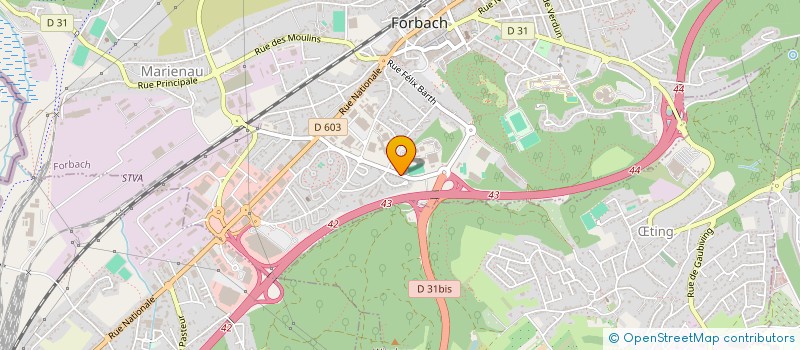 localisation de l'entreprise KANI DENIZ  FORBACH